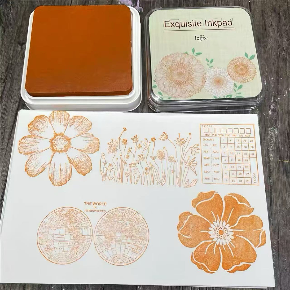 Vintage Botanical Ink Pad