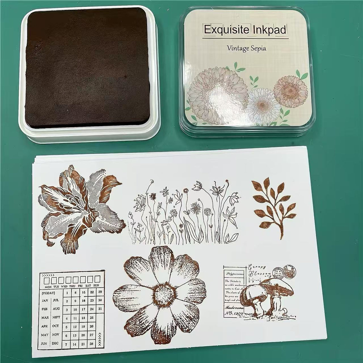 Vintage Botanical Ink Pad