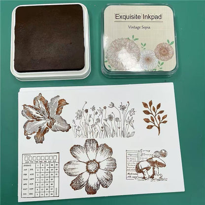 Vintage Botanical Ink Pad