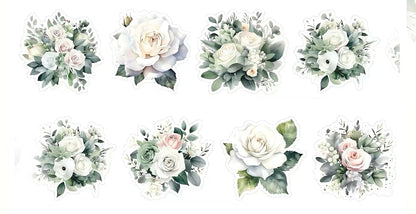 Multi-Theme Floral Die-Cut PET Tape