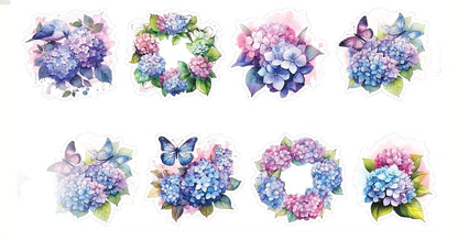 Multi-Theme Floral Die-Cut PET Tape