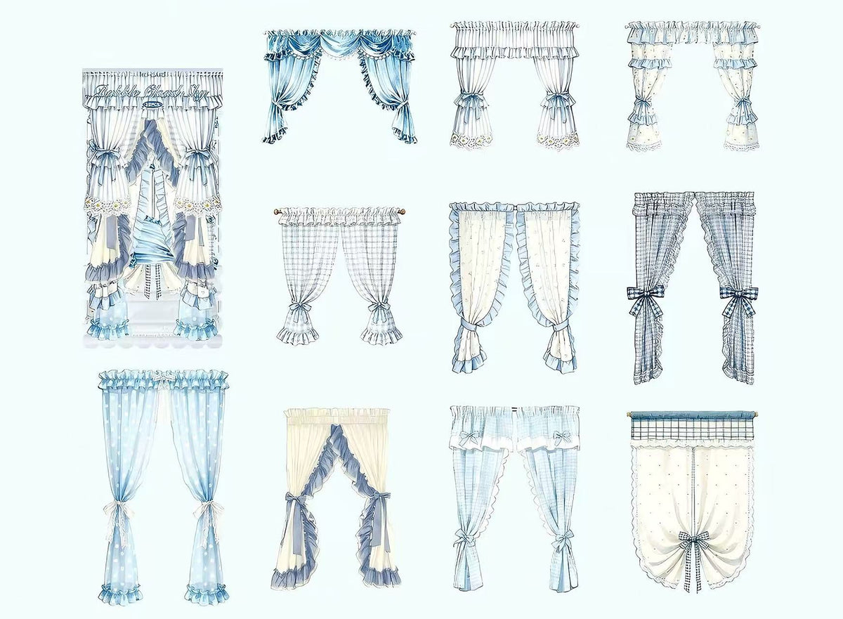 Window & Curtain Die-Cut Stickers