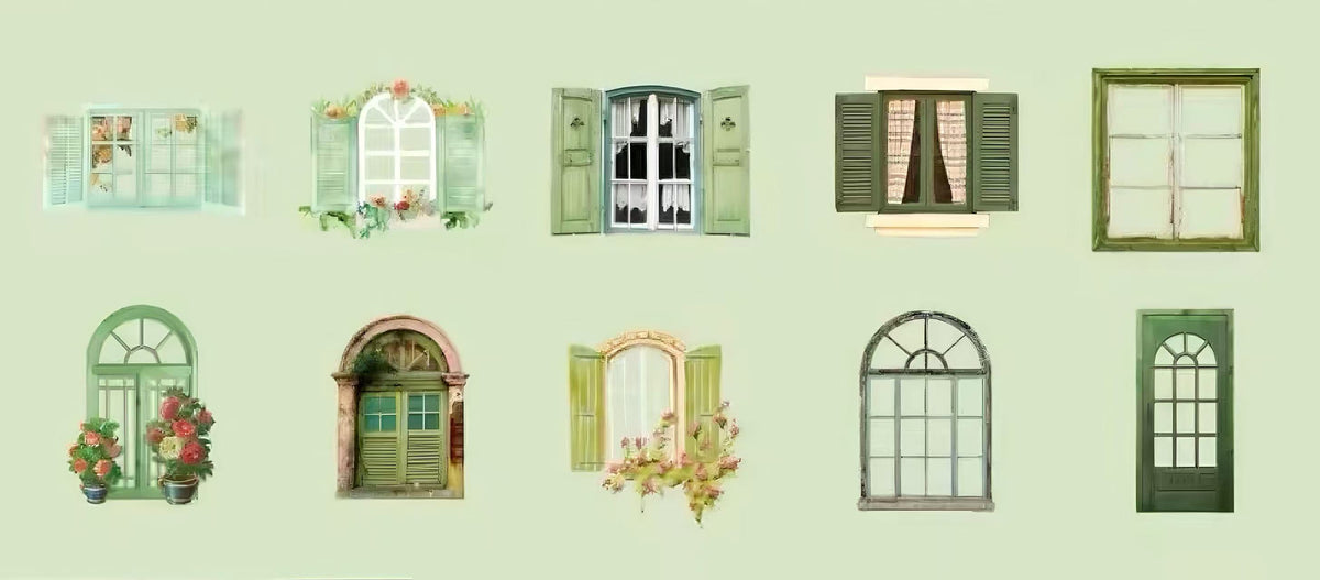 Window & Curtain Die-Cut Stickers