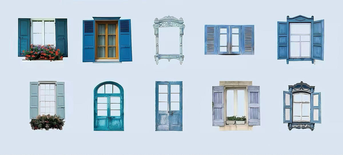 Window & Curtain Die-Cut Stickers