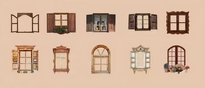 Window & Curtain Die-Cut Stickers