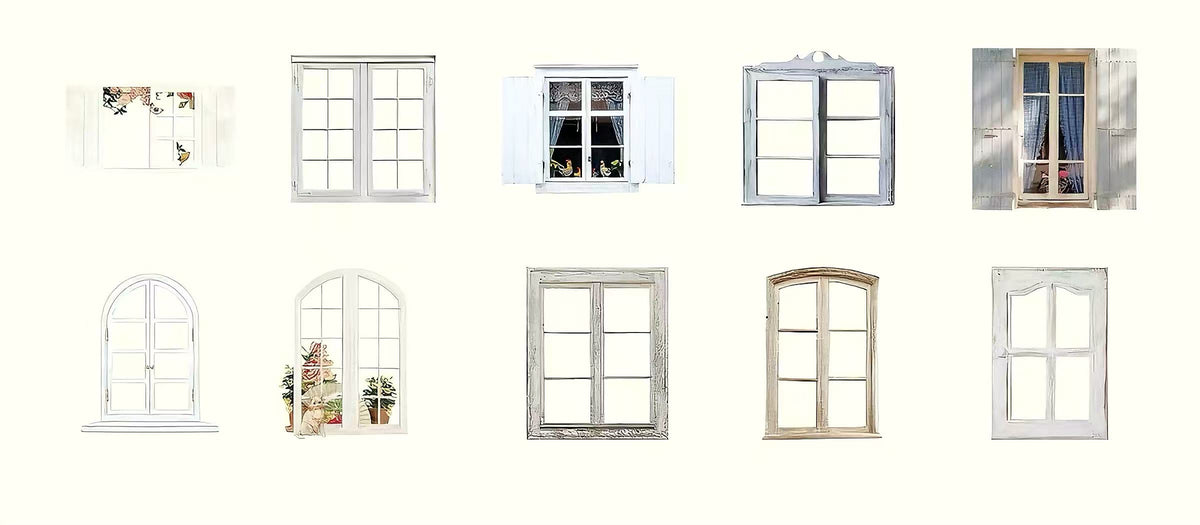 Window & Curtain Die-Cut Stickers
