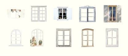Window & Curtain Die-Cut Stickers