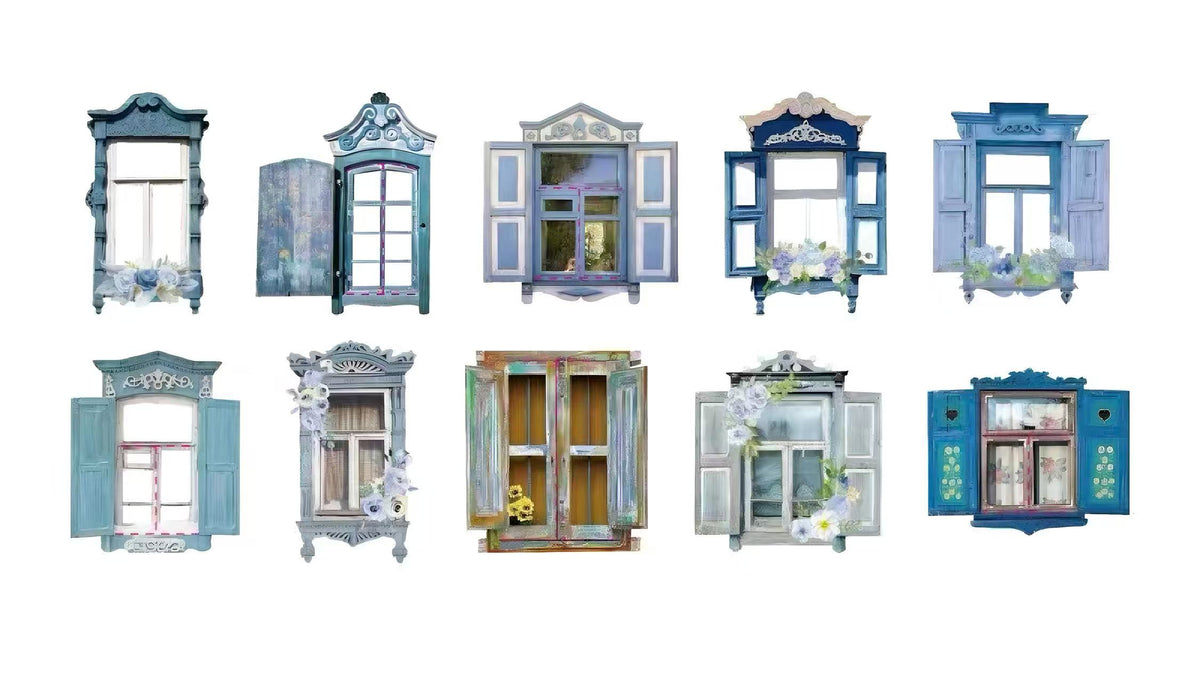 Window & Curtain Die-Cut Stickers