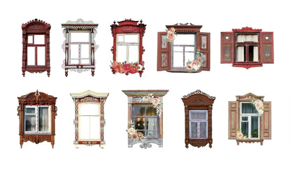 Window & Curtain Die-Cut Stickers