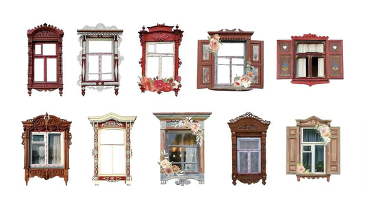 Window & Curtain Die-Cut Stickers
