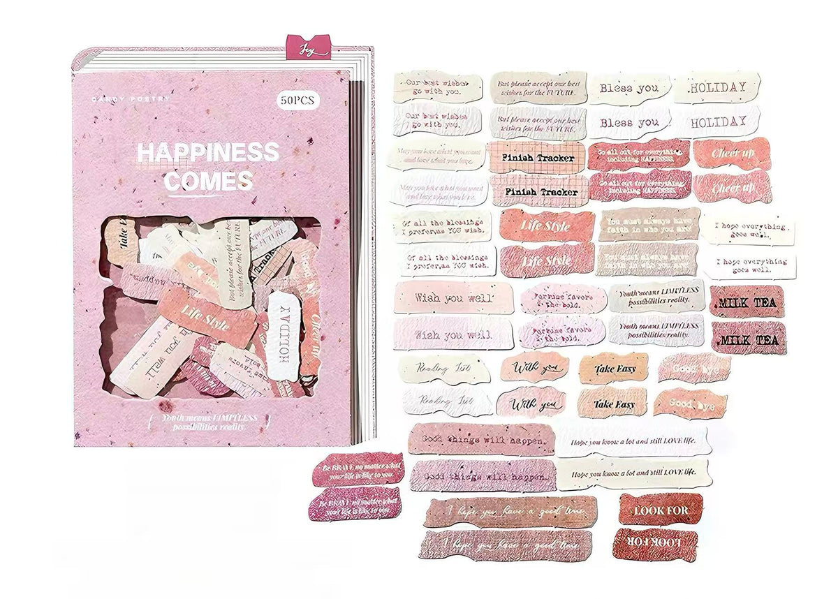 Scrapbook Quote Paper Stickers
