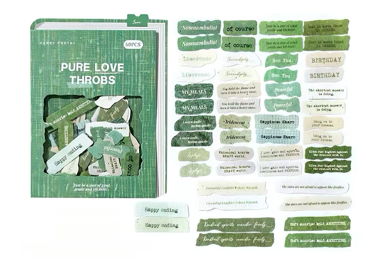 Scrapbook Quote Paper Stickers