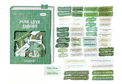 Scrapbook Quote Paper Stickers