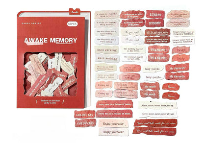 Scrapbook Quote Paper Stickers