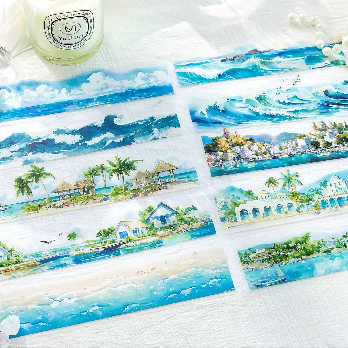 Landscape Scene PET Stickers