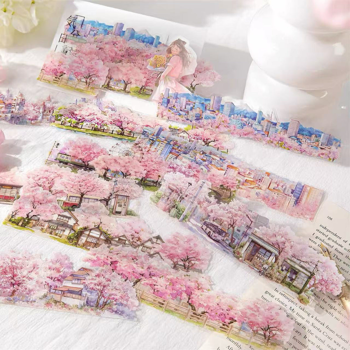 Landscape Scene PET Stickers