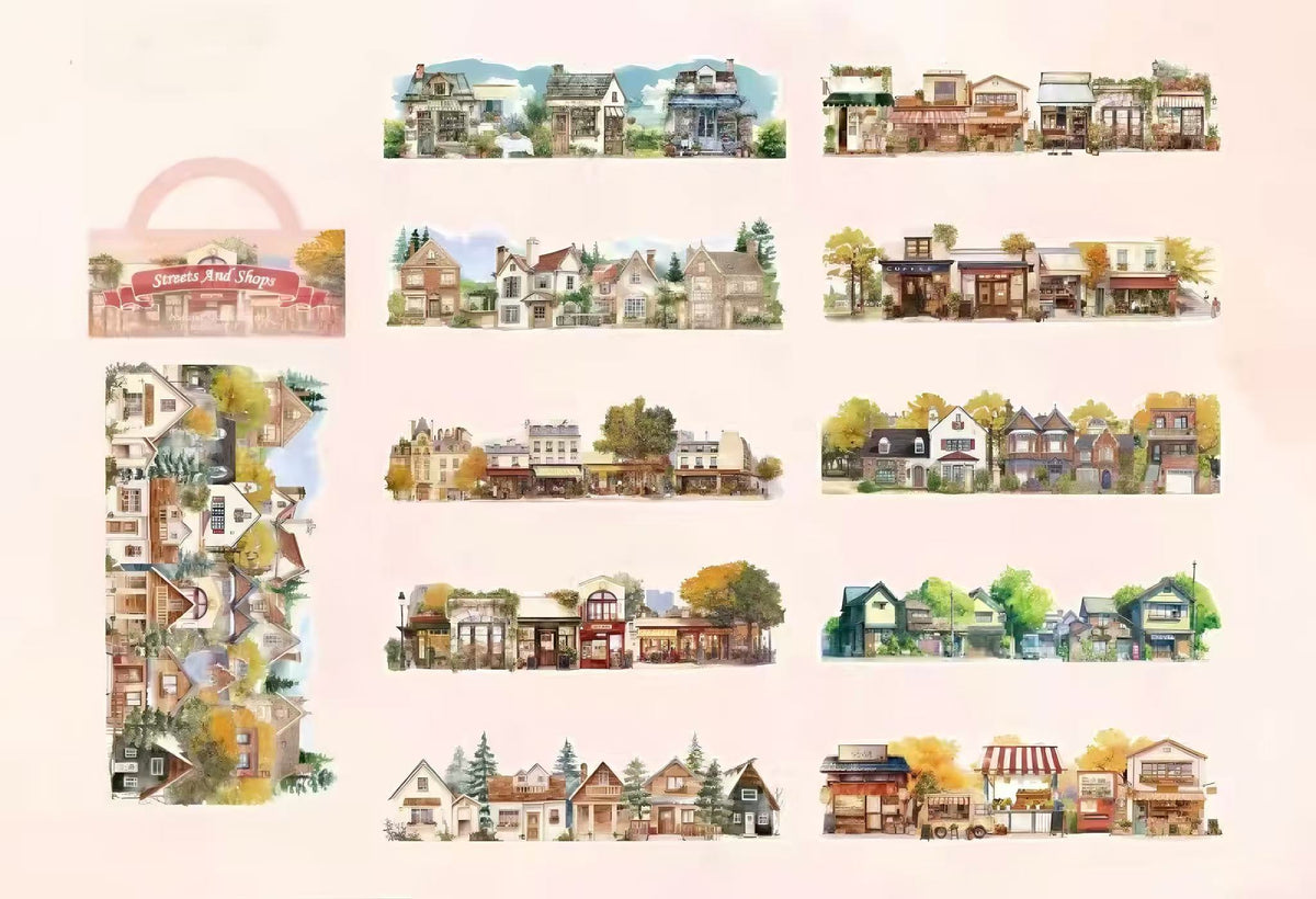 Landscape Scene PET Stickers