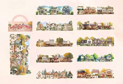 Landscape Scene PET Stickers