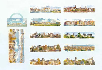 Landscape Scene PET Stickers