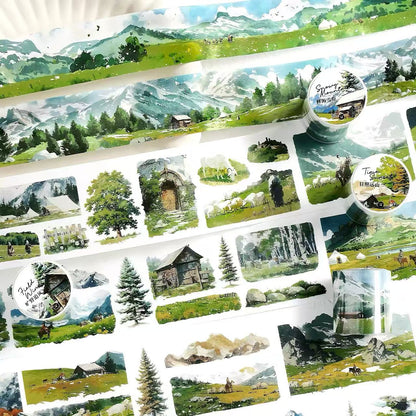 Grassland Scenery Washi Tape
