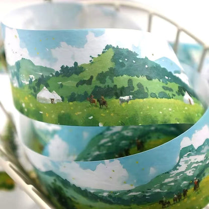 Grassland Scenery Washi Tape