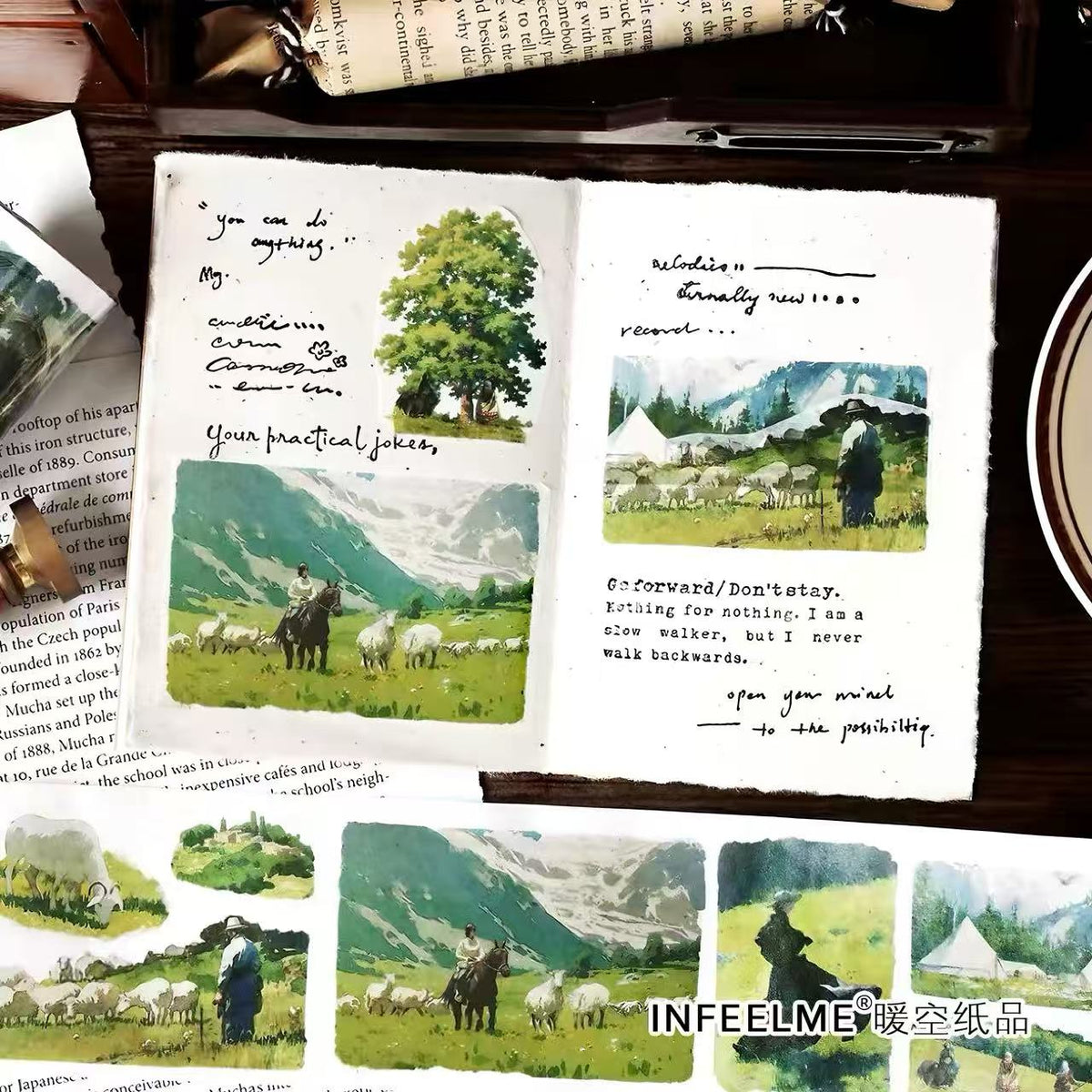 Grassland Scenery Washi Tape