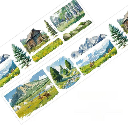 Grassland Scenery Washi Tape