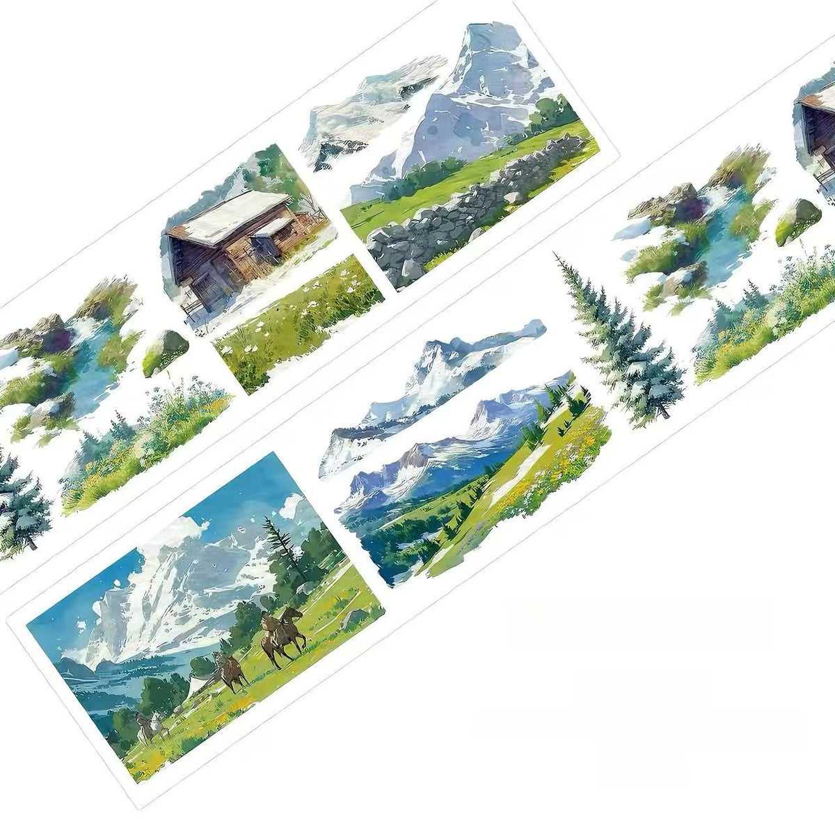 Grassland Scenery Washi Tape
