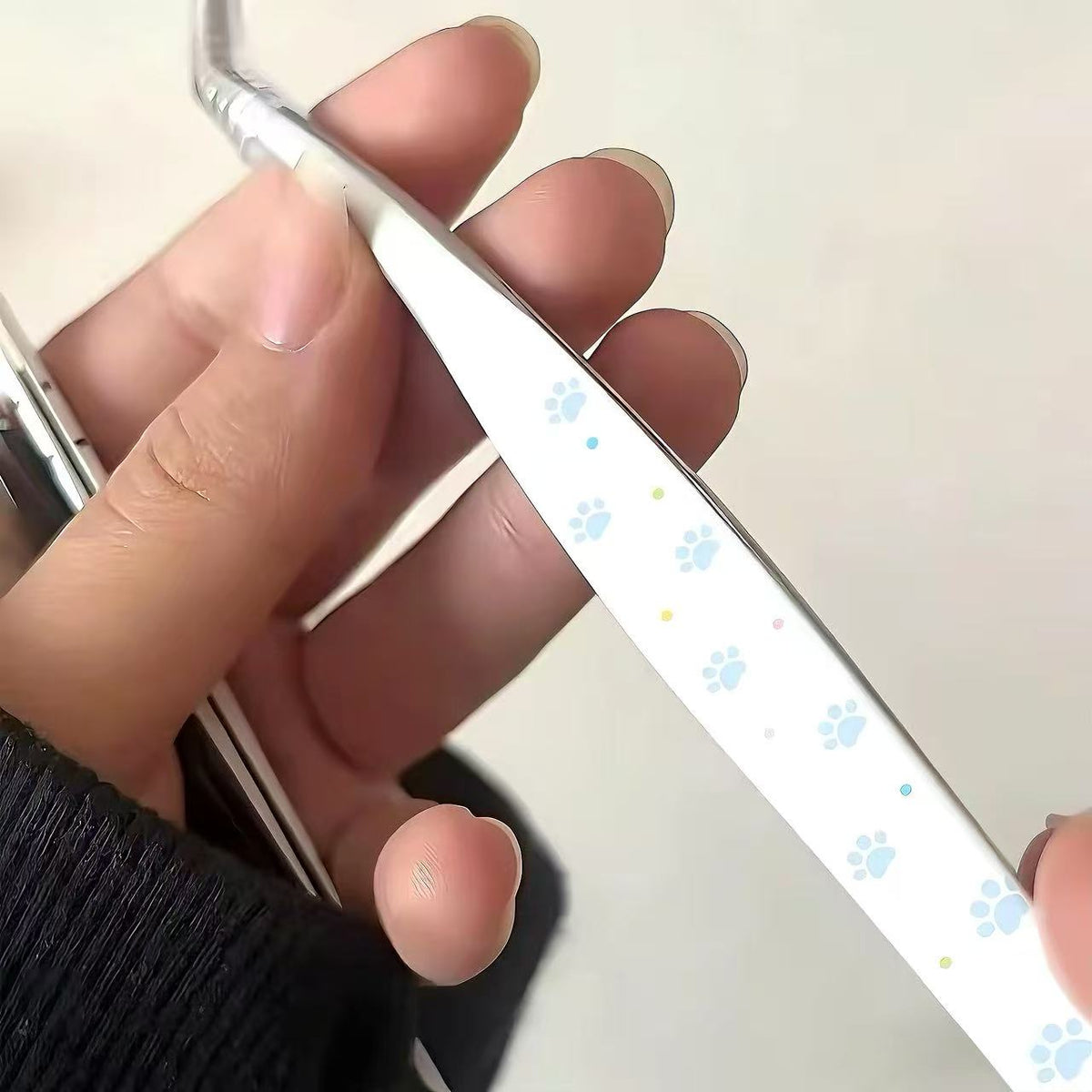 Cat Paw & Bow Decorative Craft Tweezers