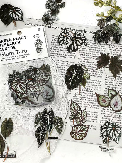 Green Plant PET Sticker