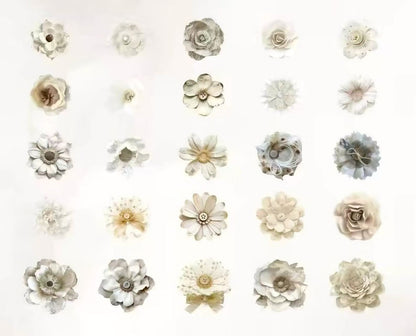 Layered Flower Scrapbook Decorative Paper